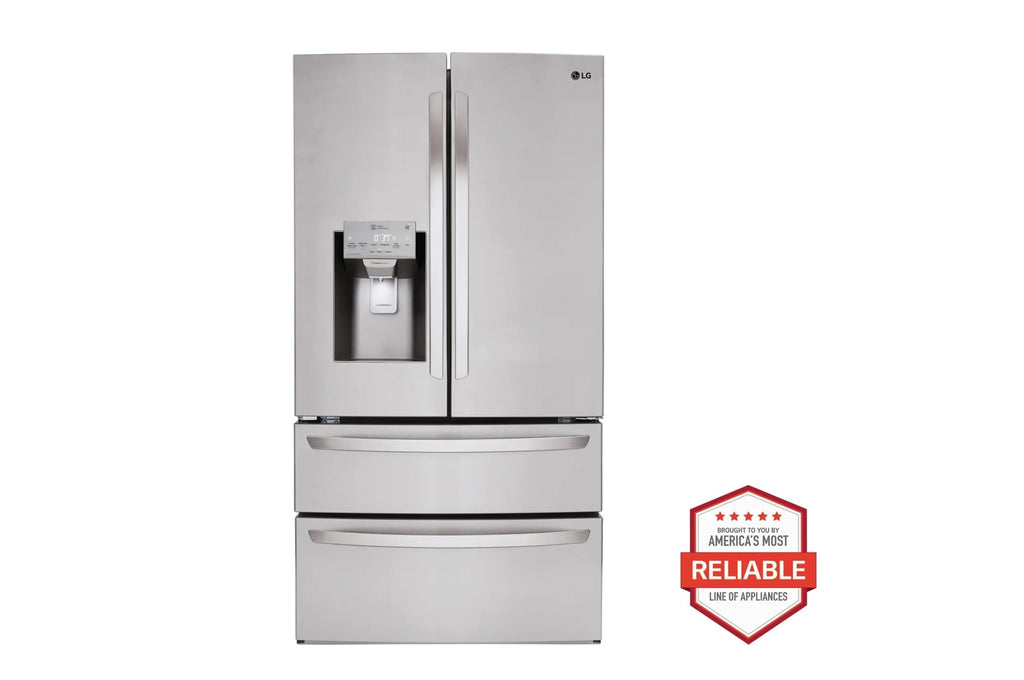 LG 36-inch Wide French Door Refrigerator - 28 cu. ft. - LMXS28626S