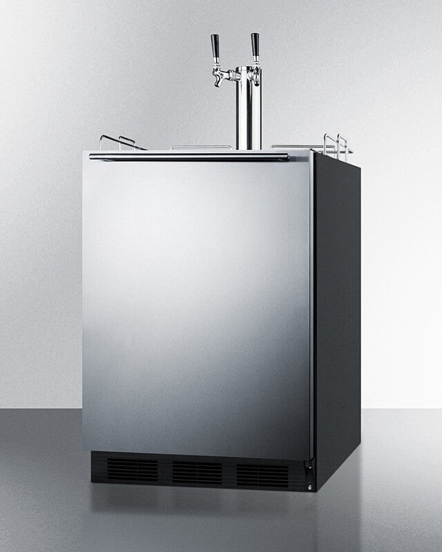 Summit  24" Wide Built-In Kegerator, ADA Compliant - Black (SBC58BLBIADA)