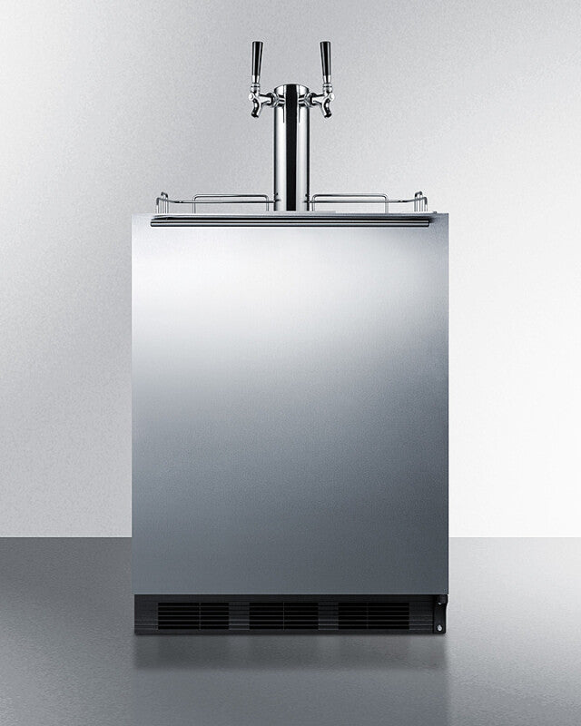Summit  24" Wide Built-In Kegerator, ADA Compliant - Black (SBC58BLBIADA)