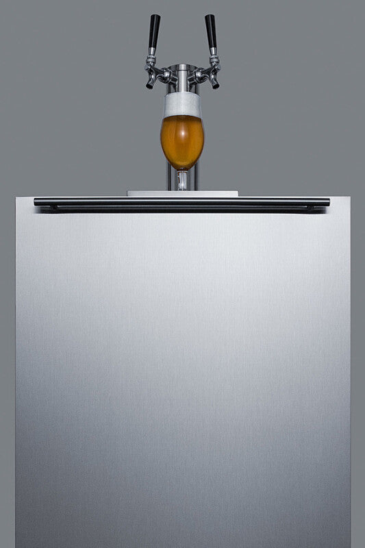 Summit  24" Wide Built-In Kegerator, ADA Compliant - Black (SBC58BLBIADA)