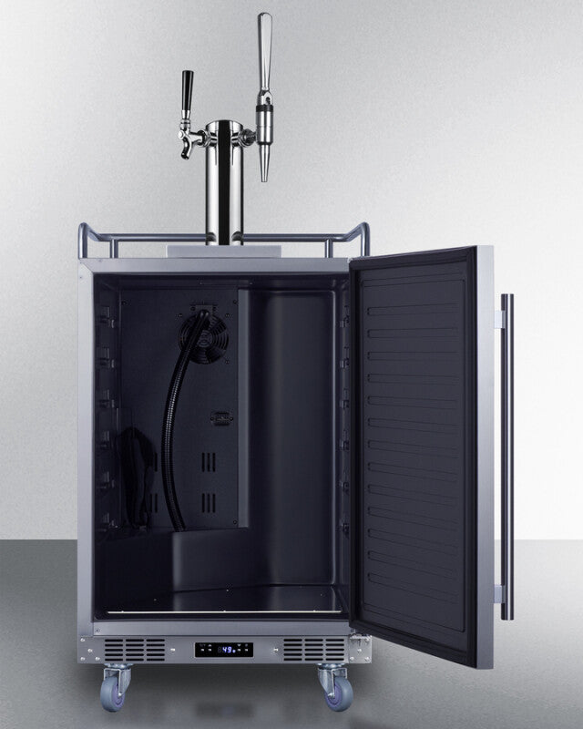 SUMMIT 24" Wide Built-In Cold Brew/Nitro Coffee Kegerator - Other (SBC682CMTWIN)
