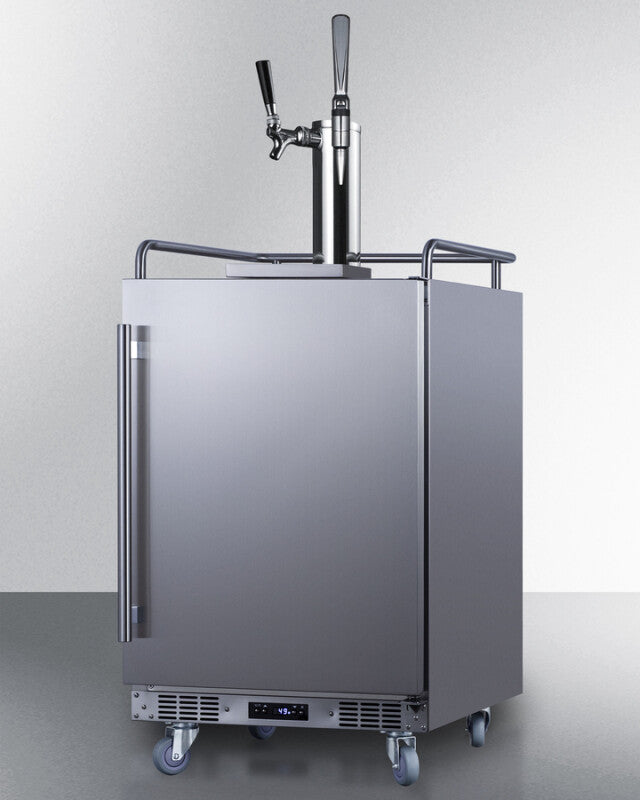 SUMMIT 24" Wide Built-In Cold Brew/Nitro Coffee Kegerator - Other (SBC682CMTWIN)