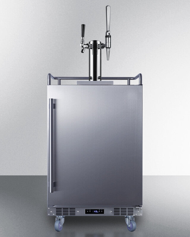SUMMIT 24" Wide Built-In Cold Brew/Nitro Coffee Kegerator - Other (SBC682CMTWIN)