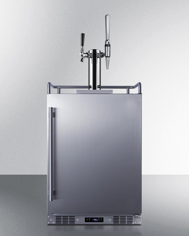 SUMMIT 24" Wide Built-In Cold Brew/Nitro Coffee Kegerator - Other (SBC682CMTWIN)