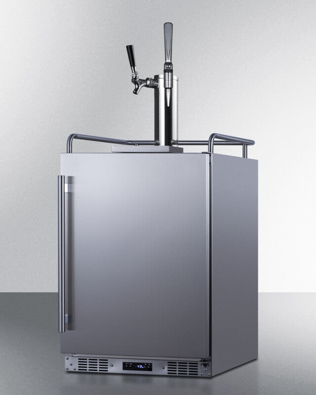 SUMMIT 24" Wide Built-In Cold Brew/Nitro Coffee Kegerator - Other (SBC682CMTWIN)