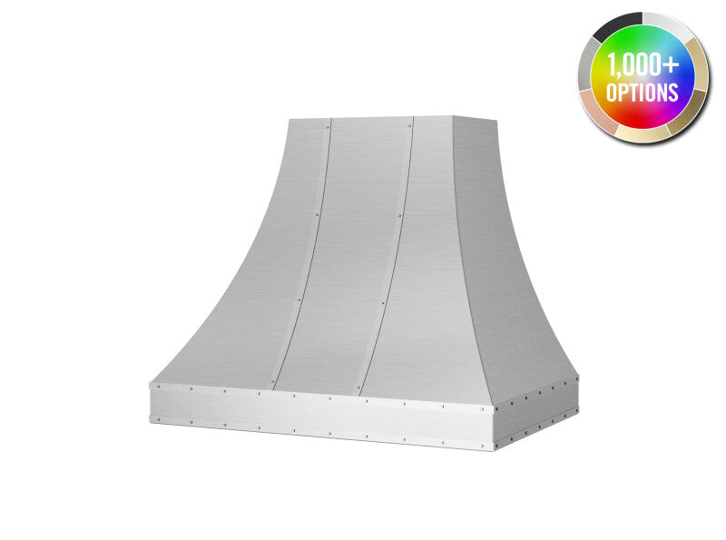 BLUESTAR  36″ Sahara Curved Sides Hood - Stainless Steel (SC036MLPLT)