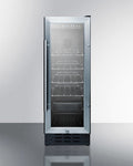 SUMMIT  12" Wide Beverage Center - Black (SCR1225B)