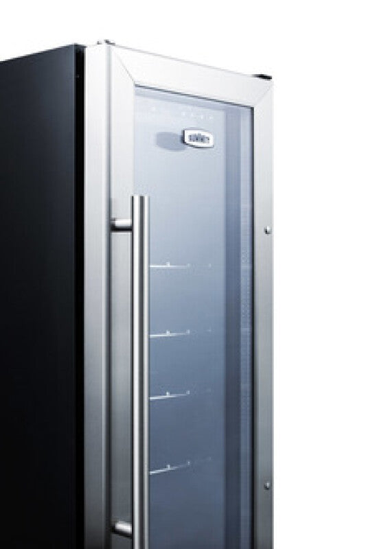 SUMMIT  12" Wide Beverage Center - Black (SCR1225B)