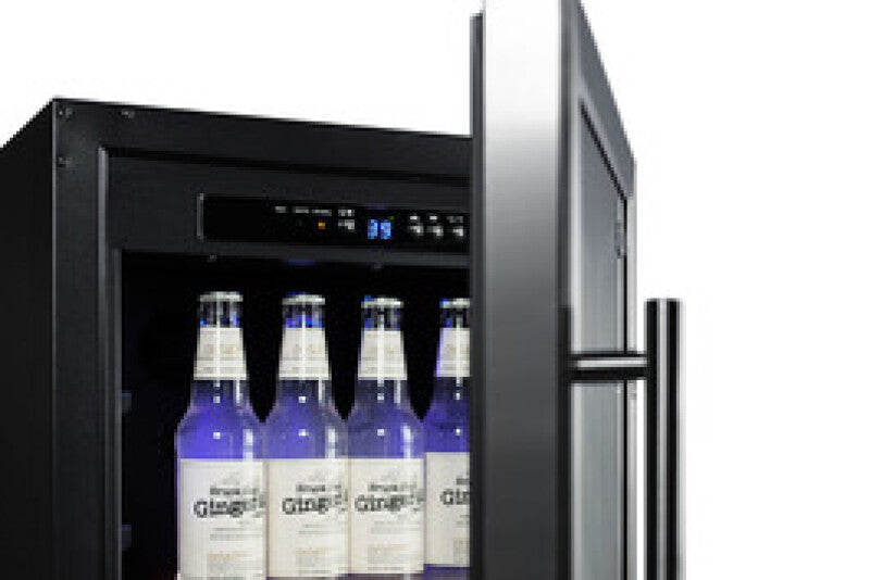 SUMMIT  18" Wide Built-In Beverage Center, ADA Compliant - Black (SCR1841BADA)