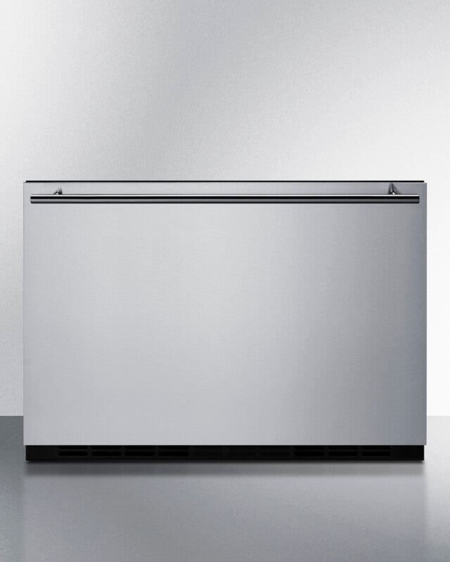SUMMIT  24" Wide Built-In Drawer Refrigerator - Black (SDR24)