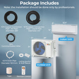Costway 12,000 BTU 24 SEER2 115V Mini Split AC Wall Mount Bracket 32370276 New