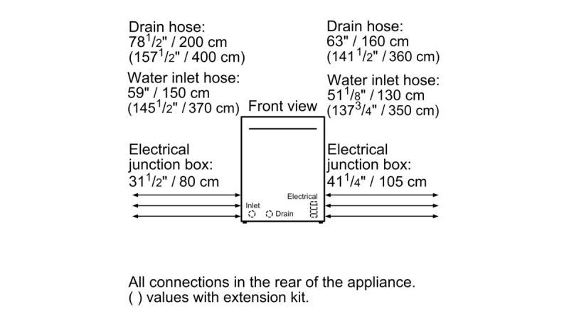 BOSCH  800 Series Dishwasher 17 3/4'' - Stainless Steel (SPE68C75UC)