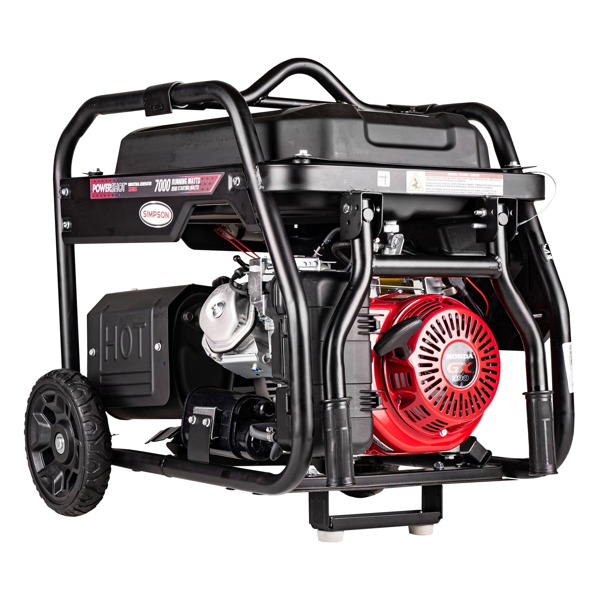 Simpson Industrial Generator 7000/8500W Gasoline Honda GX390 Electric Start SCGH8500E New