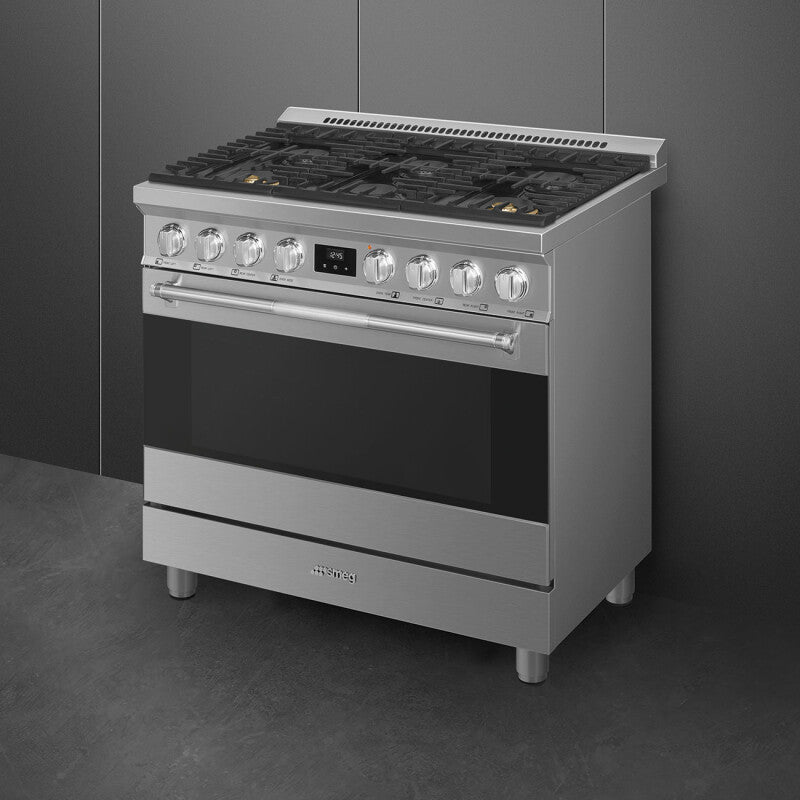 Smeg  Range - Stainless steel (SPR36UGGX)
