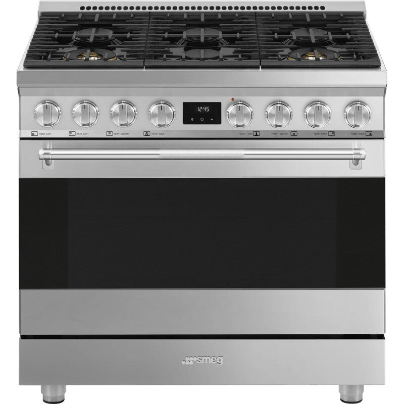 Smeg  Range Mixed - Stainless steel (SPR36UGMX)