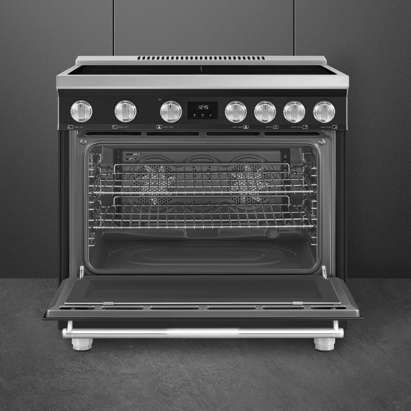 Smeg  Range - Matt Black (SPR36UIMAN)