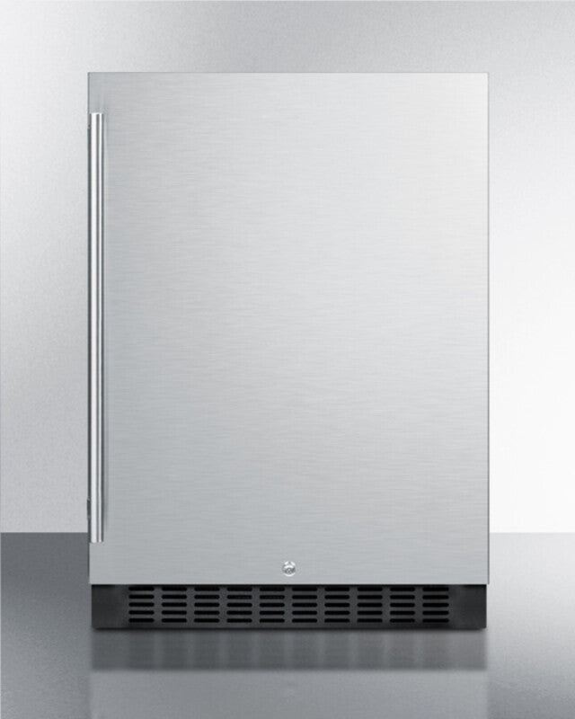 SUMMIT  24" Wide Outdoor All-Refrigerator - Stainless Steel (SPR627OSCSS)