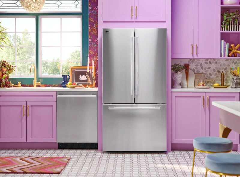 LG Studio  27 Cu. Ft. Smart Counter-depth Max™ French Door Refrigerator - Print Proof Stainless Steel (SRFB27S3)