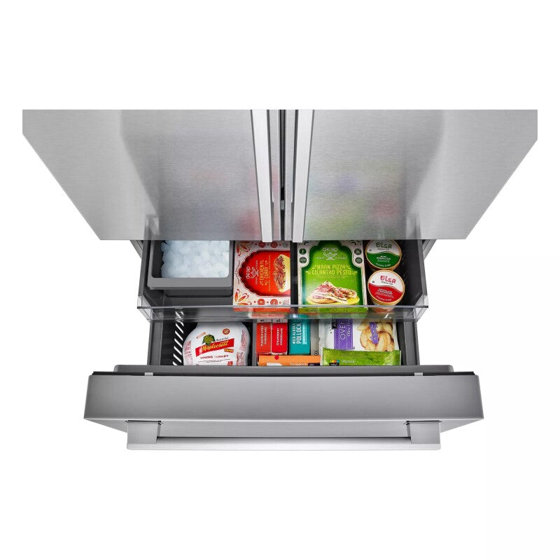 LG Studio  27 Cu. Ft. Smart Counter-depth Max™ French Door Refrigerator - Print Proof Stainless Steel (SRFB27S3)