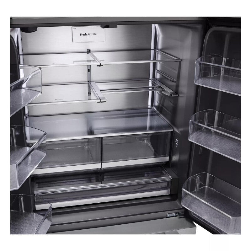 LG Studio  27 Cu. Ft. Smart Counter-depth Max™ French Door Refrigerator - Print Proof Stainless Steel (SRFB27S3)