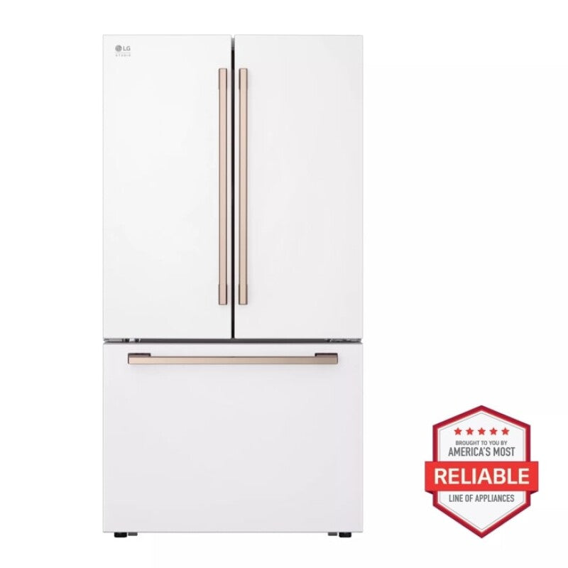 LG Studio  27 Cu. Ft. Smart Counter-depth Max™ French Door Refrigerator - Essence White (SRFB27W3)