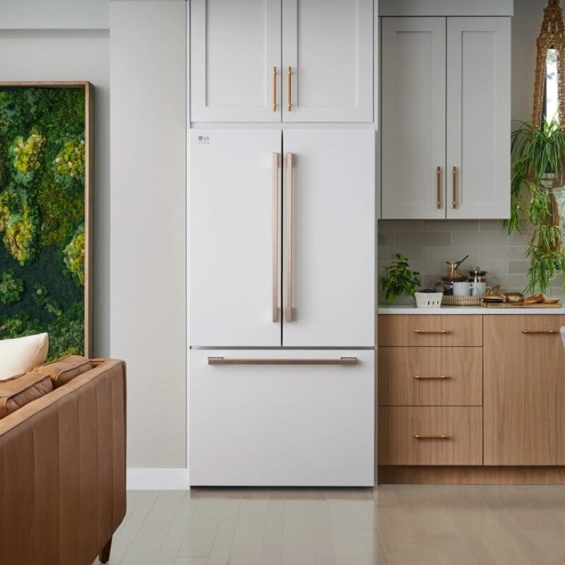 LG Studio  27 Cu. Ft. Smart Counter-depth Max™ French Door Refrigerator - Essence White (SRFB27W3)