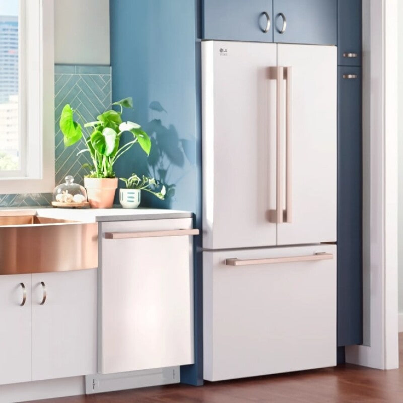 LG Studio  27 Cu. Ft. Smart Counter-depth Max™ French Door Refrigerator - Essence White (SRFB27W3)