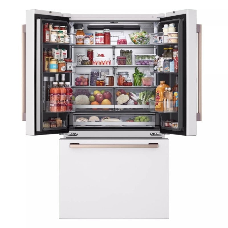 LG Studio  27 Cu. Ft. Smart Counter-depth Max™ French Door Refrigerator - Essence White (SRFB27W3)