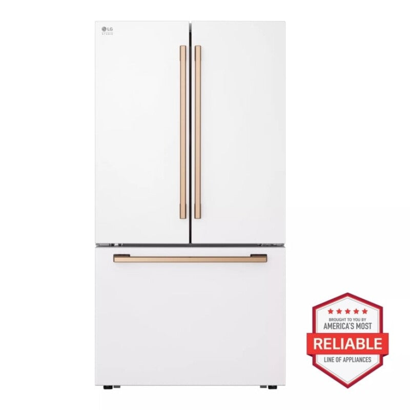 LG Studio  27 Cu. Ft. Smart Counter-depth Max™ French Door Refrigerator - Essence White (SRFB27W3)