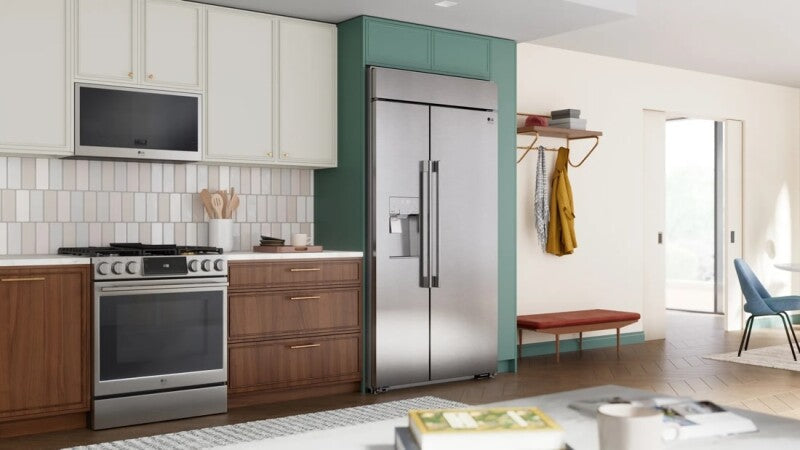 LG Studio  26 Cu. Ft. Smart Side-by-side Built-in Refrigerator With Ice & Water Dispenser - Stainless Steel (SRSXB2622S)