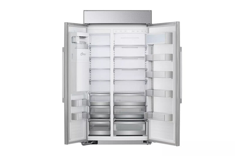 LG Studio  26 Cu. Ft. Smart Side-by-side Built-in Refrigerator With Ice & Water Dispenser - Stainless Steel (SRSXB2622S)