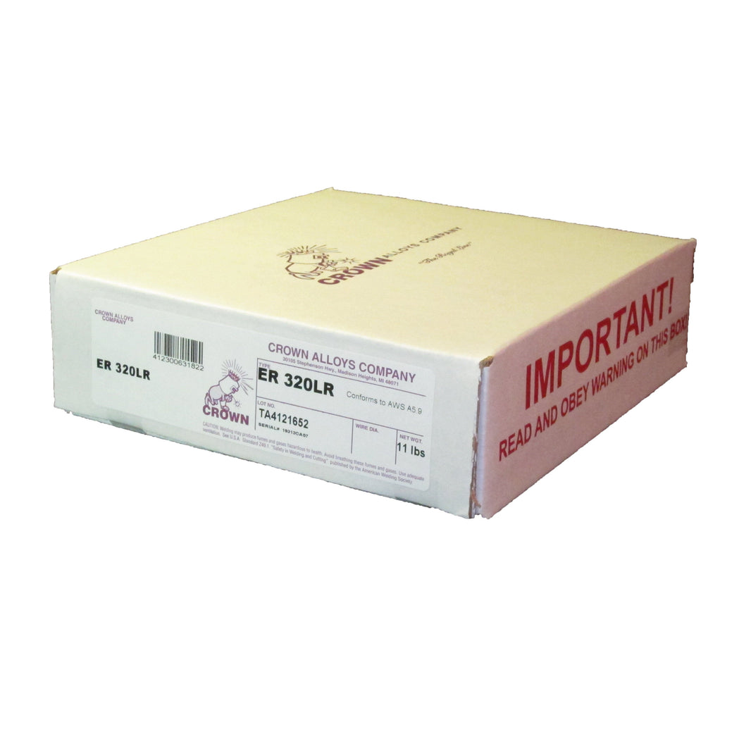 Crown Alloys ER 320LR - .045x8" MIG Welding Wire 11lb Spool - SS320/2G