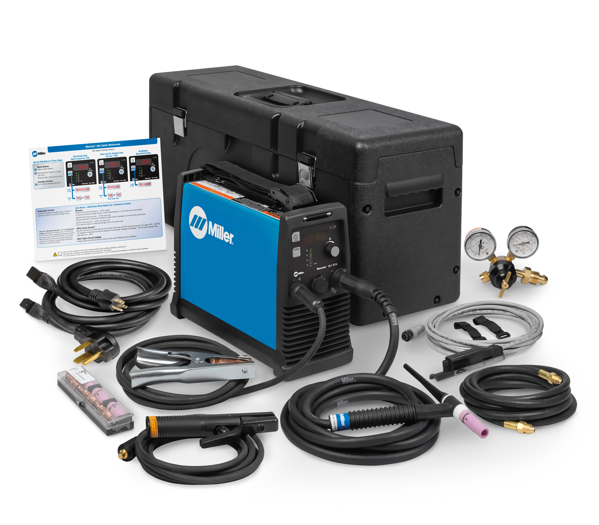 Miller Maxstar 161 STH TIG/Stick Pkg w/ Fingertip Control - 907711001