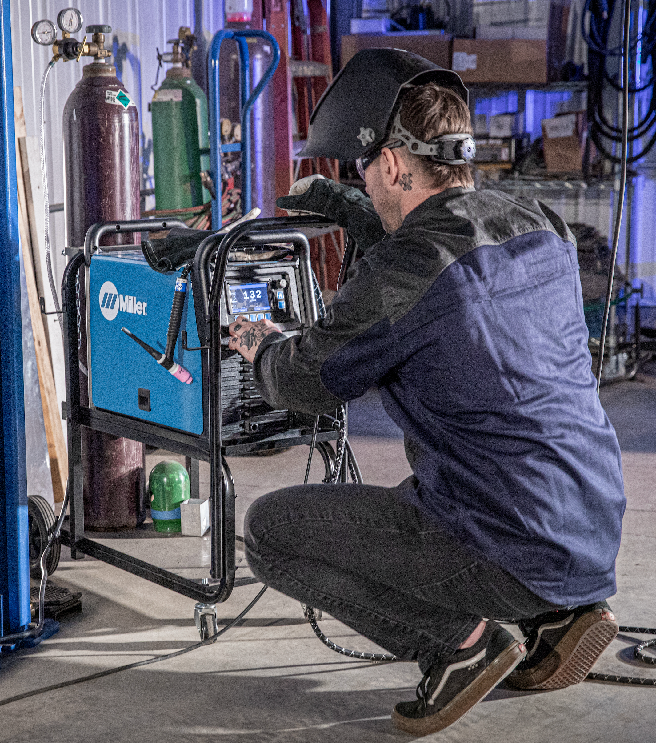 Miller Syncrowave 212 AC/DC Air Cooled TIG Welder - 907911
