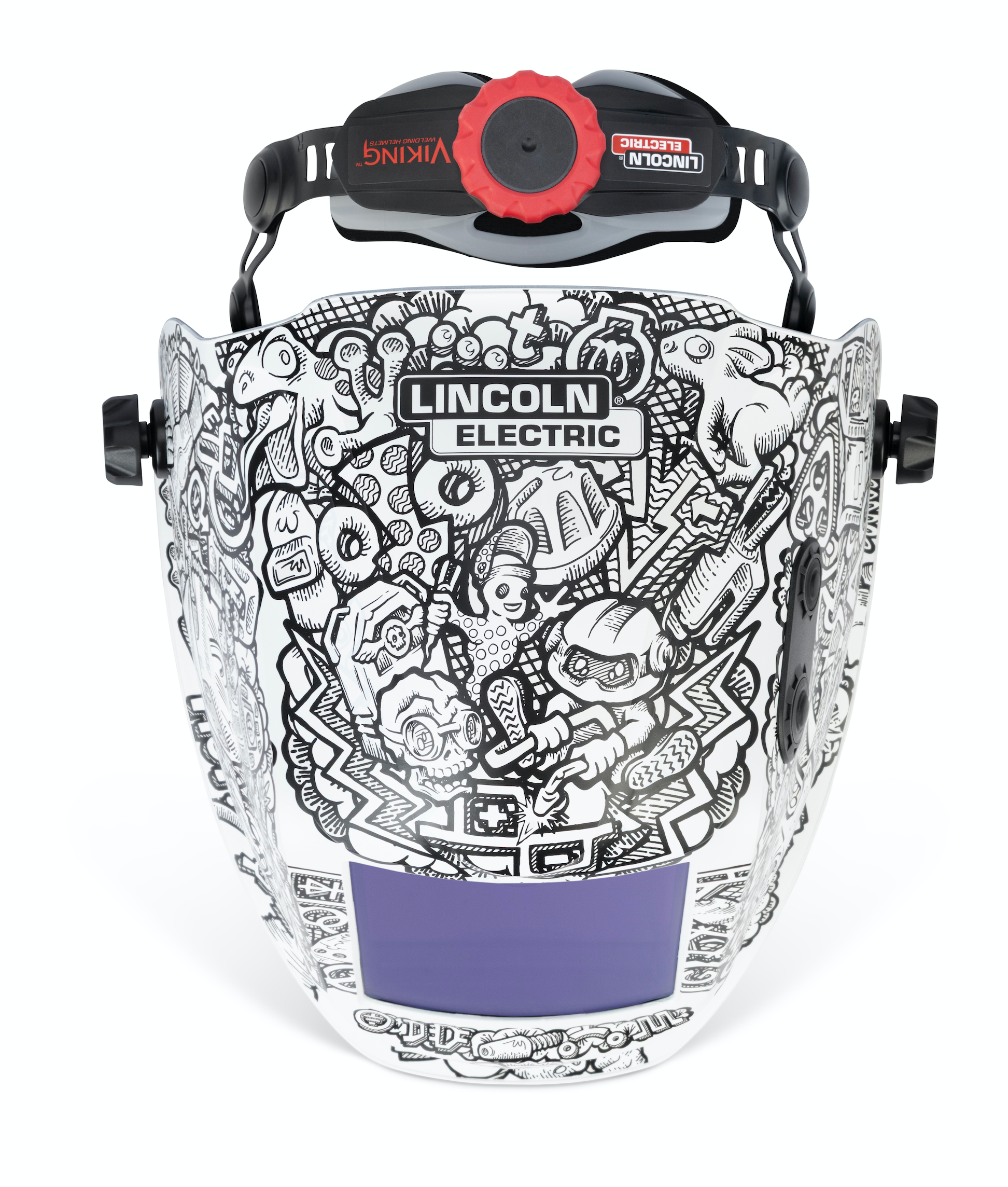 Lincoln Viking 3350 ADV Graffiti Welding Helmet - K5760-5