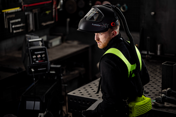 Panoramaxx Pure Air Hybrid: Fresh Air Laser-Welding PAPR Helmet - 4441.881-US