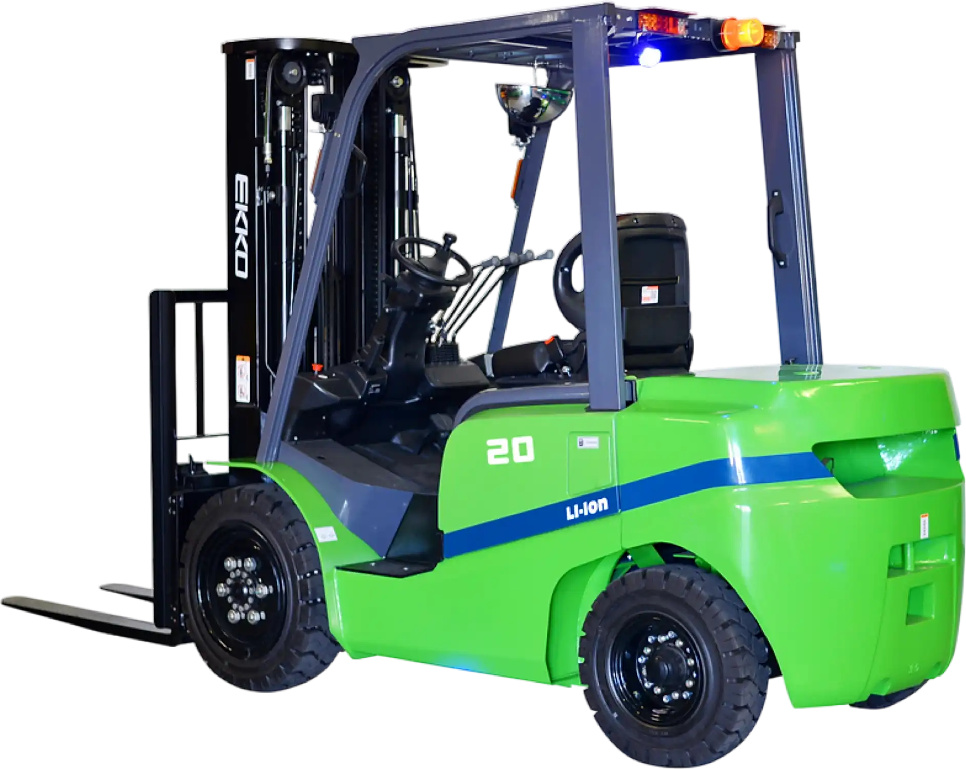 Ekko EK25GT-212Li Lithium Forklift 5000 lbs. Capacity 212" Lift Height 80V 4 Wheel New