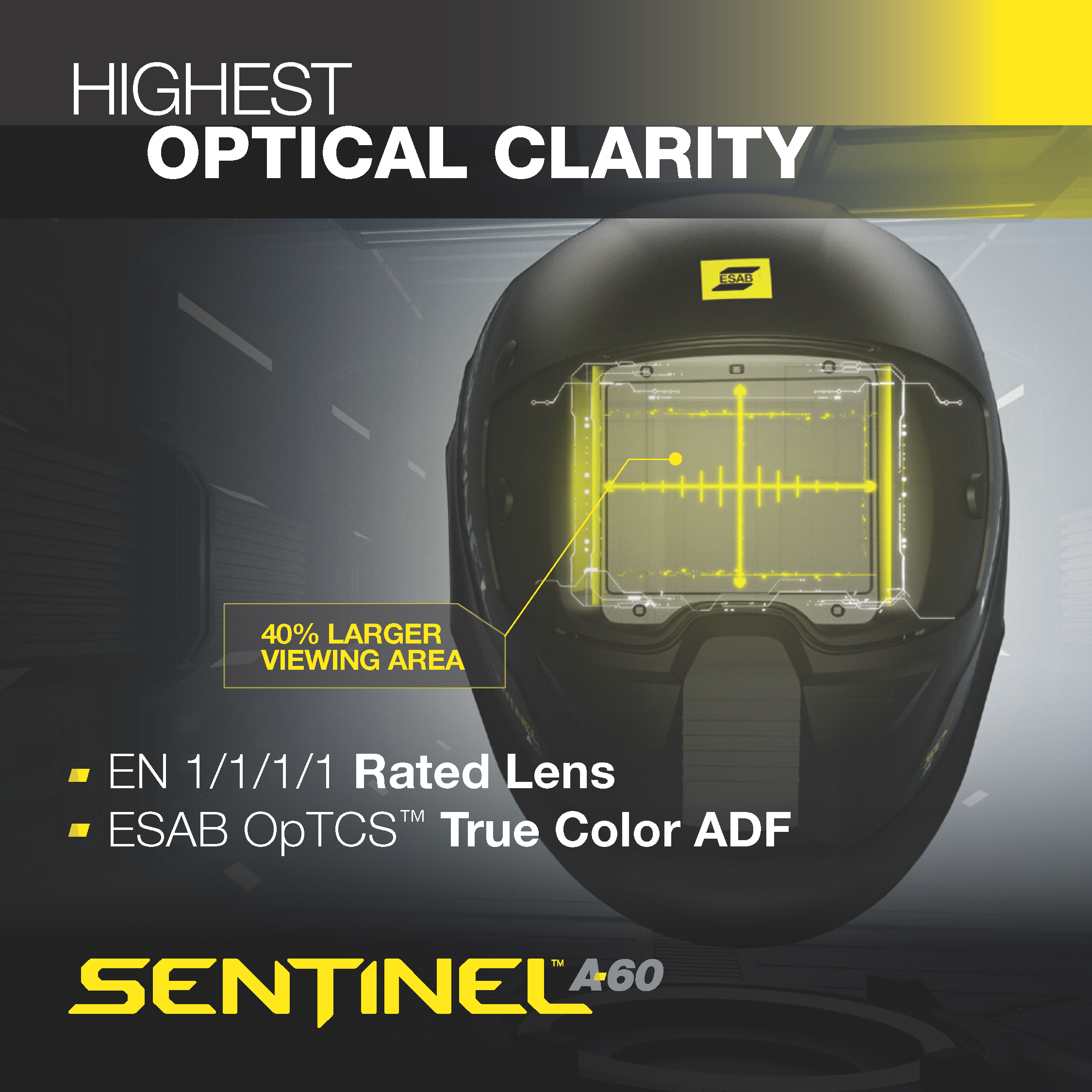 ESAB Sentinel A60 Havoc Welding Helmet - 0700600895