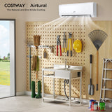 Costway 12,000 BTU 21 SEER2 208-230V Ductless Mini Split Heat Pump Air Conditioner 93377587 New