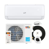 Costway 12,000 BTU 21 SEER2 208-230V Ductless Mini Split Heat Pump Air Conditioner 93377587 New
