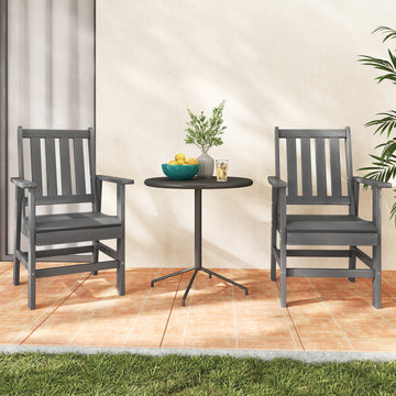 Costway Set of 4 Patio Dining Chairs Wide Armrests 198734526 New