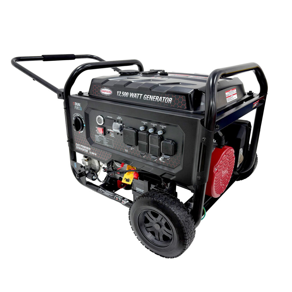 Simpson SF1012 Generator 10,000/12,500W Dual Fuel Gas Propane Electric Start CO Sensor New