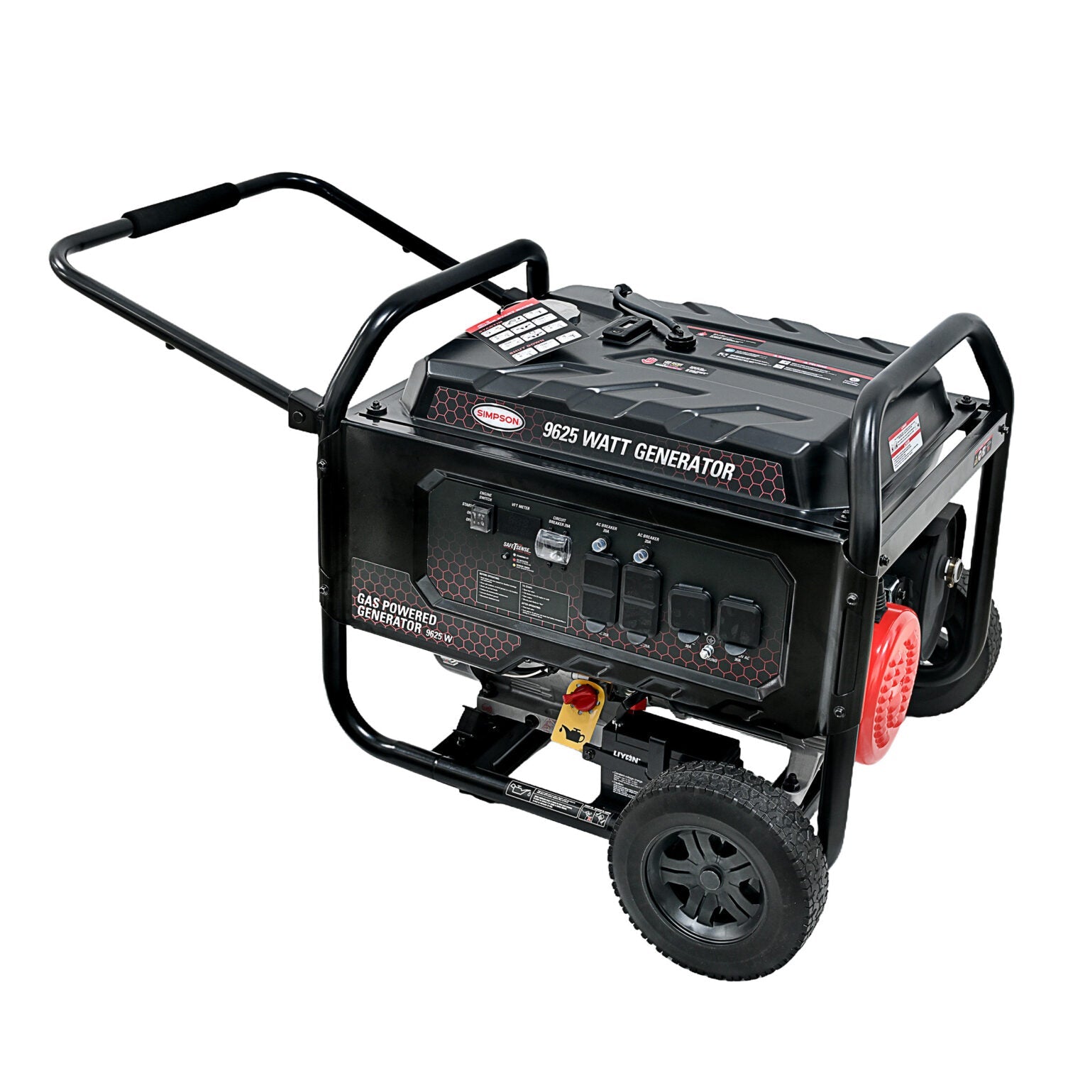 Simpson SF7796 Generator 7700/9625W Gasoline Portable Electric Start CO Sensor New