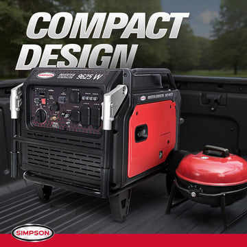 Simpson SGS7796 Generator 7700/9625W Inverter Dual Fuel Gas Propane Electric Start CO Sensor New