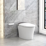 Costway Elongated Smart Toilet Bidet 1.16 GPF Auto Open Lid Heated Seat New