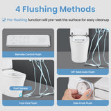 Costway Elongated Smart Toilet Bidet 1.16 GPF Auto Open Lid Heated Seat New