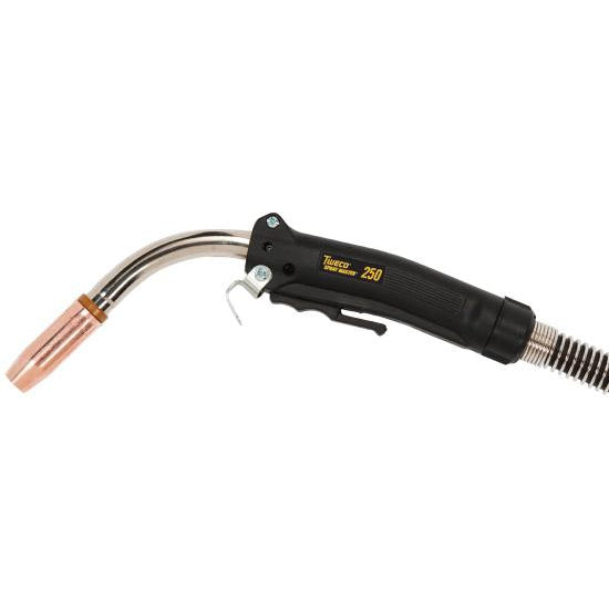 Tweco Spray Master 250 Air Cooled MIG Gun, Euro-Kwik Connection, 15 ft - 1023-1127
