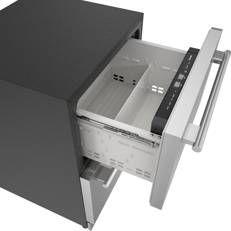 THERMADOR  Freedom® Under Counter Combo Drawer Refrigerator/freezer 24'' Masterpiece® - Stainless Steel (T24UC915DS)