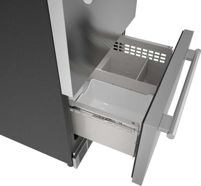 THERMADOR  Freedom® Under Counter Combo Drawer Refrigerator/freezer 24'' Masterpiece® - Stainless Steel (T24UC915DS)