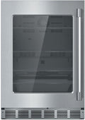 Thermador  Freedom® Under Counter Refrigerator With Glass Door 24'' Professional , Left Hinge - Stainless Steel (T24UR925LS)